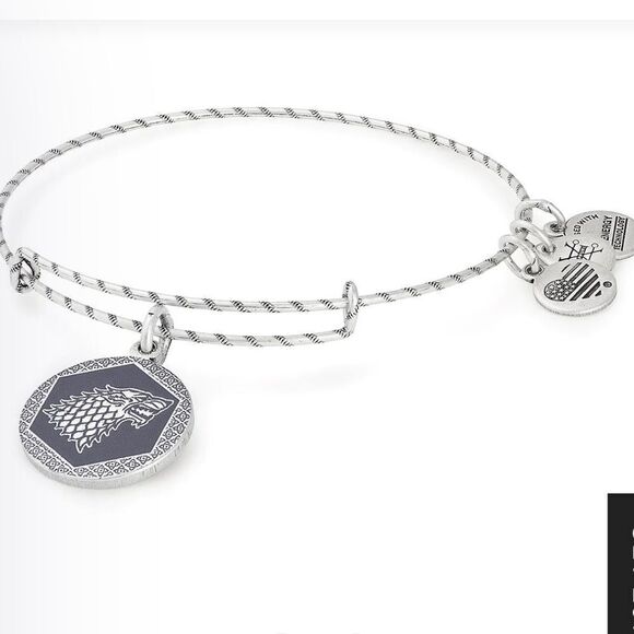 Alex + Ani Game of Thrones™ Winter is Coming Charm Bangle - Picture 1 of 8